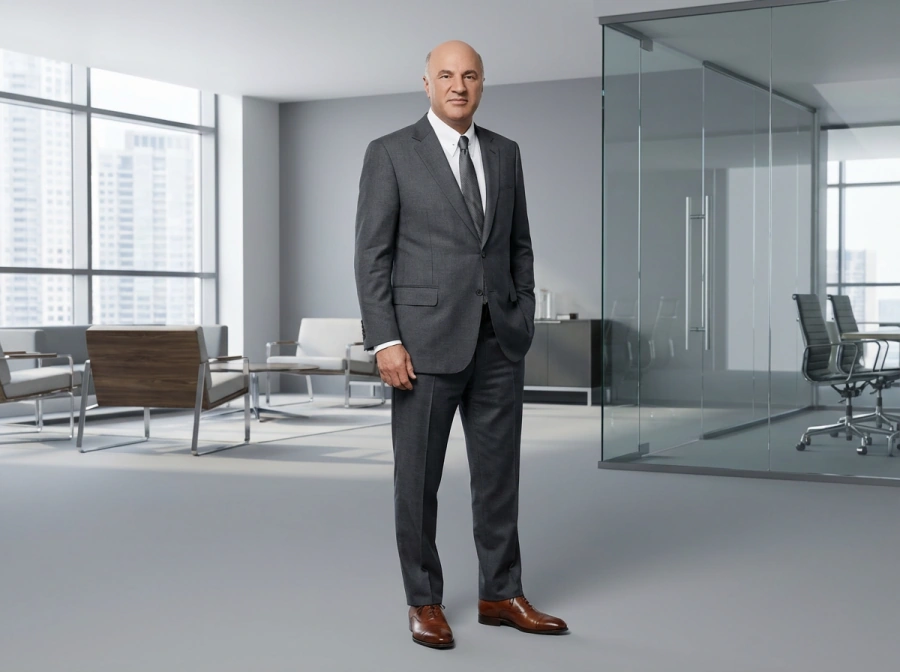 Grey Modern Business Suit